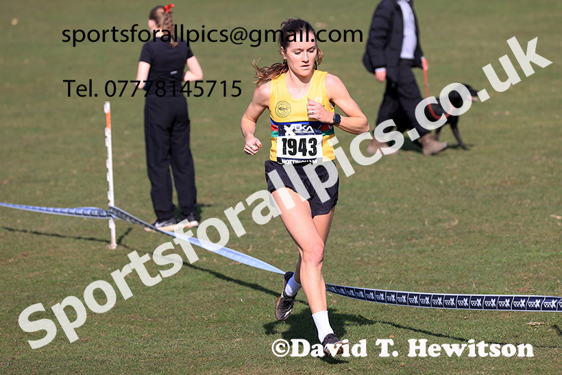 Senior womens 2025 UK CAU Inter Counties Cross Country Champs., Wollaton Park, Nottingham. Photo: David T. Hewitson/Sports for All Pics